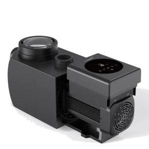 Modern black electric pool pump