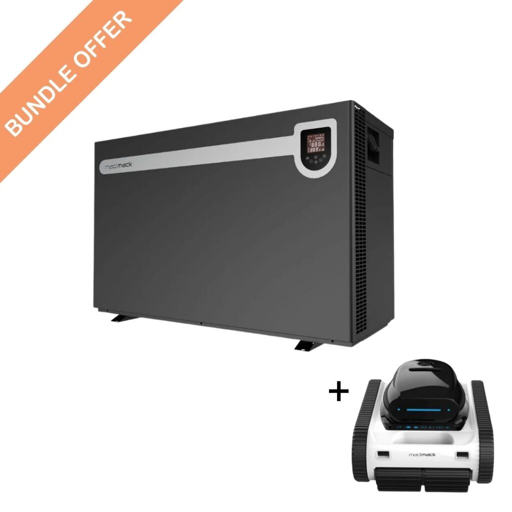 madimack bundle | 33kw pool heater + i30 robotic pool cleaner
