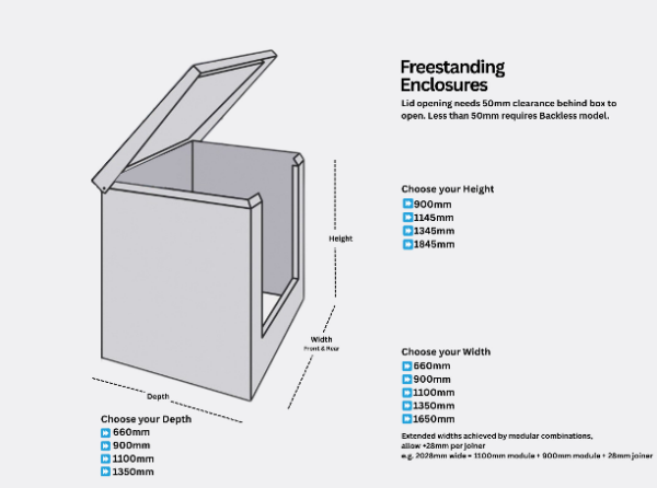 freestanding acoustic box