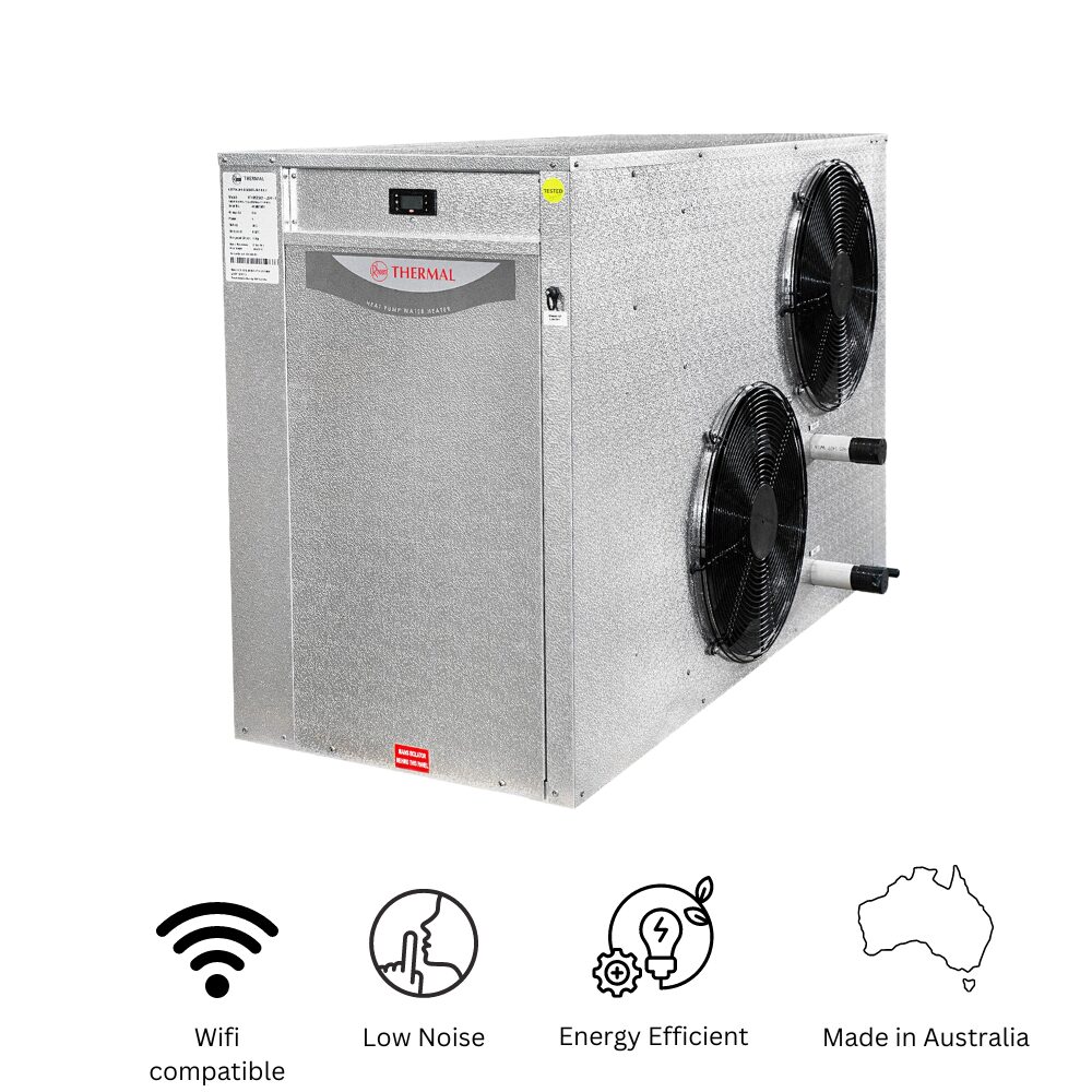 rheem thermal commercial 52kw pool heat pump [rthp052kt dqv 3]