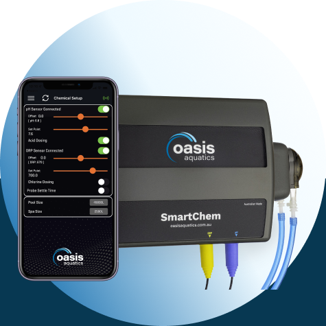 oasis smartchem pool & spa wifi control system
