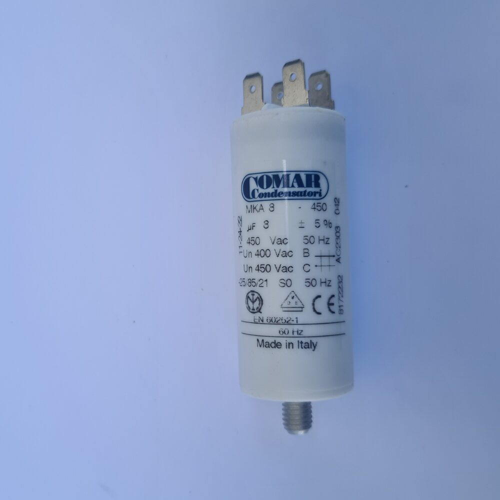 run capacitor 8mfd 450v